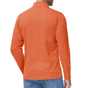 Sweat-shirt Homme à Col Zippé Respirant de Haute Qualité, Manches Longues, en Coton Mélangé, Personnalisable - Product Image 2