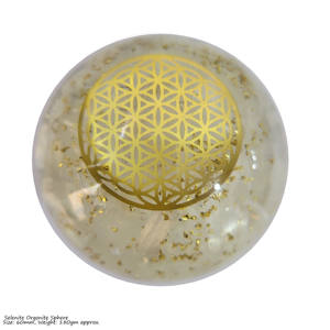 Esfera de orgonita de piedras preciosas naturales de ágata Premium más vendida, chips de selenita de gran calidad, bolas de orgonita talladas, amor para el hogar - Product Image 5