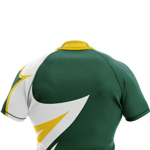 Maillot de rugby à manches courtes, fabrication professionnelle, dernière arrivée, 100% polyester, personnalisable, service de vente en gros OEM ODM - Product Image 4