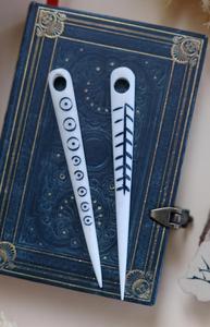 Top Quality Buffalo Bone <b>Needle</b> with carved Sewing Weaving <b>Needle</b> Household Accessories <b>Needle</b> Polished Eco-Friendly custom made - Product Image 5