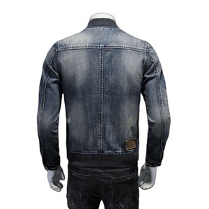 Chaqueta de Lona para Hombre OEM, Impermeable, de Secado Rápido, con Cuello Camisero, Logotipo Frontal, Estilo Urbano, Casual de Invierno, Cierre de Botones - Product Image 5