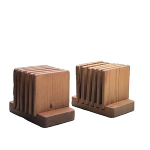 Posavasos decorativos de madera de alta calidad para decoración del hogar, posavasos para mesa de comedor, marrón, más vendidos - Product Image 1