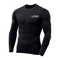 T-shirt de sport pour homme, jaune, manches longues, anti-UV, imprimé par sublimation, respirant, séchage rapide, logo sur la manche droite, pour arts martiaux NO-GI