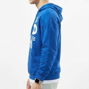 Sweat-shirt à capuche pour homme, imprimé « Under God Over You », logo personnalisé, haute qualité, bleu, coton tricoté, décontracté, vêtement d'automne, best-seller - Product Image 4