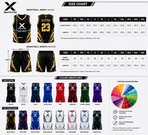 Ensemble short et maillot de basket sublimé pour femme X Sports City, coupe athlétique, polyester anti-humidité, uniformes d'équipe personnalisés - Product Image 6