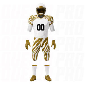 Jersey de Fútbol Americano Profesional de Alta Calidad para Adultos, Diseño de Equipo Sublimado en Dos Tonos, Uniforme de Fútbol de Alto Rendimiento Personalizado - Product Image 1