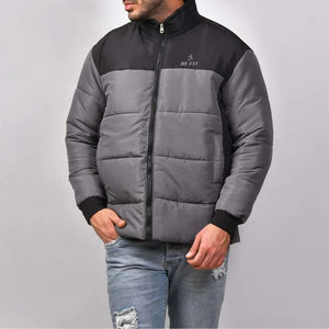 Parka d'hiver pour homme 2026, coupe-vent, imperméable, à capuche, doudoune matelassée, manteau chaud en tissu bulle respirant, avec logo personnalisé - Product Image 5