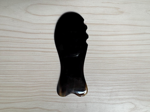 Herramienta Gua Sha de Cuerno de Búfalo Natural Pulido a Mano FAIZA CRAFT FC-9624, Tabla de Masaje TCM Tallada, Uttar Pradesh, para Regalo Empresarial - Product Image 4