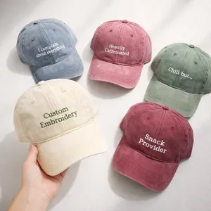 Casquette Trucker Premium à Panneau Avant Brodé en 3D, Casquette Snapback en Maille Personnalisée, Respirante, Imperméable, Réglable, Design 6 Panneaux, Pour l'Extérieur - Product Image 1