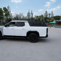 Capot de camion en aluminium pour Tesla Cybertruck 2024-2026, benne de 6 pieds, portes latérales à ailes de mouette