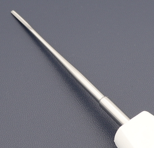 Straight 1.5mm Luxating Elevator Dental Extraction Instrument 16.5cm <b>Plastic</b> Handle Thin Sharp Blade Periodontal Ligament Cutter - Product Image 2