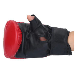 Gants de MMA en cuir de haute qualité avec sangle de poignet réglable et fermeture auto-agrippante pour l'entraînement au kick-boxing et aux cibles murales pour enfants - Product Image 4