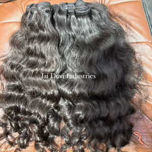 Extensions de cheveux naturels non traités Remy, vierges indiens bruts, ondulations lâches, ondulations aquatiques, ondulations profondes, cheveux humains de haute qualité - Product Image 1