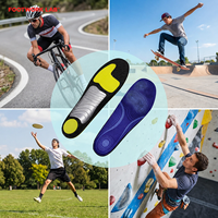 Semelles de sport confortables en fibre de carbone et EVA avec soutien de la voûte plantaire, respirantes, légères, hautement élastiques, absorption des chocs, course à pied, entraînement