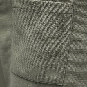 Ensemble t-shirt et short pour homme, vert sauge, imprimé, tissu léger et respirant, tenue décontractée d'été en deux pièces - Product Image 5