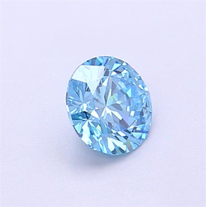 Diamante redondo de 0.50 quilates, azul intenso, VVS2, cultivado en laboratorio, con certificado IGI. - Product Image 2