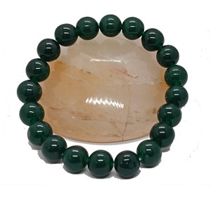 High quality Green <b>jade</b> Crystal Gemstone Bead Bracelet Fashion Charm Jewelry for Men Women for Energy Meditation Gift - Product Image 6