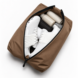 Sac à chaussures portable M Fitness en polyester Oxford, organisateur de rangement pour chaussures de voyage, anti-poussière, avec fermeture éclair et cordon de serrage, pour bagages et affaires - Product Image 4