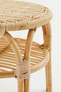 Taburetes de mimbre para niños, sillas redondas para estudiar y jugar, muebles para sala de estudio. - Product Image 2