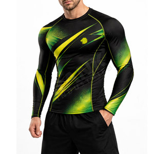 Nuevo Estilo de Camiseta Deportiva para Hombre en Venta en Línea, Camiseta Deportiva de Manga Larga con Color Personalizado de Última Tendencia - Product Image 6