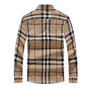Camisa de Franela a Cuadros Oversize para Hombre y Mujer, de Algodón Suave, Manga Larga, Estilo Urbano, Fabricante de Ropa - Product Image 2