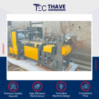 Machine de fabrication de sacs en papier kraft à fond carré entièrement automatique THAVE avec impression flexo 220V/380V pour sacs de courses et d'épicerie en Inde