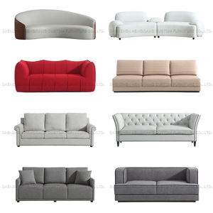 <span class=keywords><strong>Set</strong></span> di lusso moderno divano ad angolo a due posti con gambe in legno spugna copertura in tessuto per Villa e salotti scolastici - Product Image 6