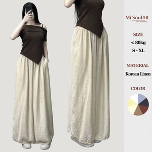 Pantalon décontracté respirant pour femme, taille élastique, orné de perles, coupe droite, jambe large, style harem, streetwear, mode coréenne 100% - Product Image 1