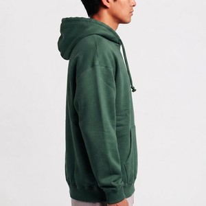Sudadera Clásica para Hombre, Color Sólido, con Capucha y Cordón Ajustable, Bolsillo Canguro, Corte Holgado, Estilo Casual - Product Image 3