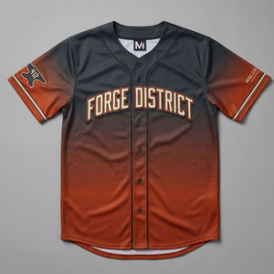 Maillot de baseball sublimé premium, streetwear, uniforme sportif respirant, vêtements d'équipe, mode USA Europe, maillot MALUZA - Product Image 1