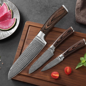 ชุดมีดครัวเหล็กกล้าคาร์บอนคุณภาพสูง สำหรับทำอาหารที่บ้านและร้านอาหาร พร้อมด้ามจับที่ทนทานและใช้งานสะดวก - Product Image 6