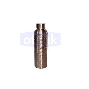 Bouteille d'eau portable en cuivre martelé, élégante et classique, écologique, rechargeable, accessoires personnalisés pour un usage quotidien, camping en plein air - Product Image 2