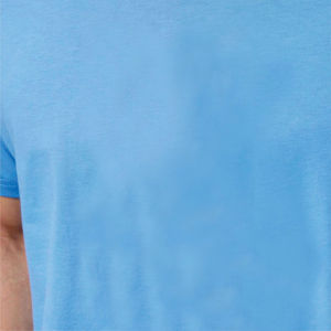 T-shirt à manches courtes en jersey Spandex/Nylon – Infroissable, respirant, écologique, coupe décontractée unie, vente en gros personnalisée disponible - Product Image 3