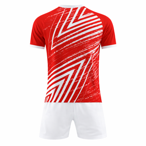 Camisetas de Fútbol Sublimadas, Cuello en V Corto, Construcción de Malla de Spandex/Poliéster, Transpirables, Secado Rápido, Personalizables - Product Image 4