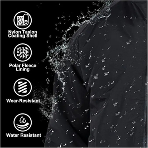 เสื้อแจ็คเก็ตกันลมสำหรับผู้ชาย ฤดูใบไม้ร่วง ปี 2026 ผ้า softshell บุขนโพลาร์ ผ้าแคนวาส คอตั้ง มีฮู้ด เป็นมิตรกับสิ่งแวดล้อม สไตล์ไฮสตรีท - Product Image 4