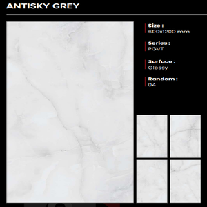 Azulejos de Porcelana Cerámica CLAYTON de Primera Calidad, Acabado Brillante, 600x1200mm, Garantía de 3 Años, Antideslizantes, Hechos en India - Product Image 1