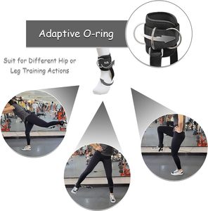 Accessoires de gym : Sangles de cheville rembourrées en néoprène pour musculation et machines à câble – Production de manchettes de cheville pour gymnastique - Product Image 5