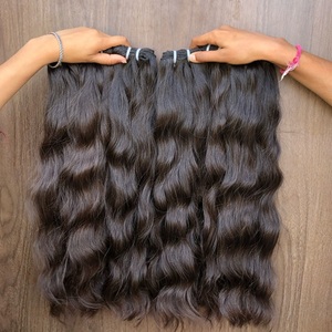 ผมมนุษย์แท้ผมชาวอินเดียมัดผมแบบตรงจากกระดูกสานสีธรรมชาติแบบ100% - Product Image 3