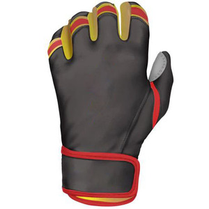 Gants de frappeur de baseball en cuir à cinq doigts pour hommes et femmes, respirants, légers, durables, à manchette courte, prix raisonnable - Product Image 2