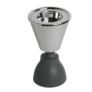Brûleur à Bakhoor en métal argenté martelé exclusif, brûleur de parfum d'ambiance vintage et diffuseur d'aromathérapie pour hôtels et restaurants - Product Image 1