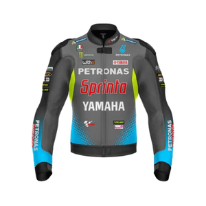 Chaqueta de Motociclismo para Hombre, Marca Ramaha, de Cuero Vacuno Genuino, con Protección de Nivel 2 CE y Soporte para la Espalda - Product Image 1