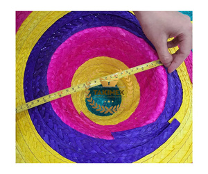 Manufacturer Mexico Straw Sombrero <b>Hat</b> Sombrero Mexican <b>Hat</b> Colorful Very Good Price From Vietnam - Product Image 4