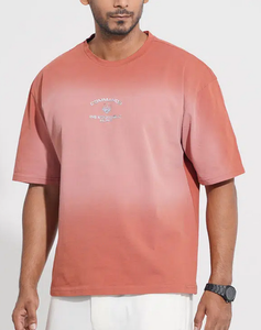 T-shirt Homme Premium en Coton Respirant Coupe Boxy Oversize Épaules Tombantes Effet Délavé – Nouvelle Collection Été – Personnalisable avec Logo – Meilleures Ventes - Product Image 1