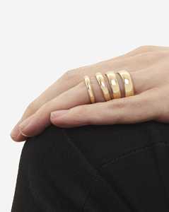 3mm Wedding Band 14k 18k Gold 925 Silver Unique Simple Plain Luxury Everyday Stackable Straight <b>Dome</b> <b>Ring</b> Fine Jewelry Wholesale - Product Image 5