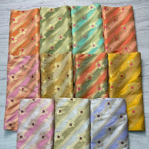 Tela Brocada Rangkat de Primera Calidad, Material de Jacquard de Lujo para Vestidos de Novia, Diseño Étnico para Diseñadores de Moda Femenina - Product Image 1