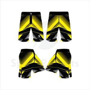 Shorts MMA en polyester respirant, motif uni, pour entraînement décontracté, sublimation par transfert thermique, personnalisables, vente en gros - Product Image 5