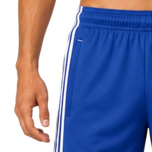 Pantalones Cortos Deportivos Azules para Hombre con Franja Lateral, para Entrenamiento Atlético, Gimnasio, Correr, Baloncesto, Uso Casual, Logotipo Personalizado, Secado Rápido, Alto Rendimiento - Product Image 3