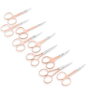 Sharp Rose En Acier Inoxydable Manucure Tondeuse Soins De Beauté Personnels Sourcils Coupe De Cheveux Ciseaux Pointe Pointue pour Pince À Sourcils - Product Image 1