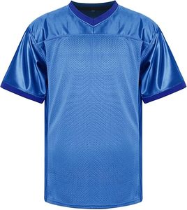 เสื้อฟุตบอลชายแบบสั่งทำพิเศษ 100% โพลีเอสเตอร์ ดีไซน์เรียบสำหรับฝึกซ้อมและฝึกกีฬา - Product Image 4