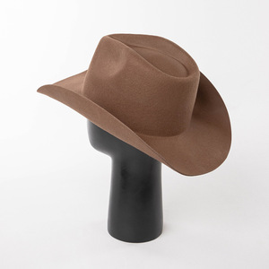 Chapeau de cowboy en feutre 100% laine à large bord (57cm-59cm), coloré, pour l'extérieur, printemps-automne, tendance, décontracté, style jazz, pour femmes et hommes - Product Image 2
